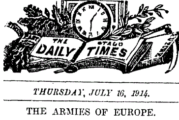Otago Daily Times, 16 July, 1914